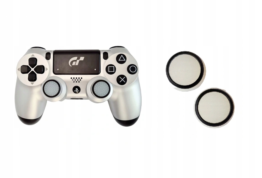 Gumki Nakładki na analog pada PS3 PS4 PS5 Xbox GRIPY Biały, Czarny 2szt