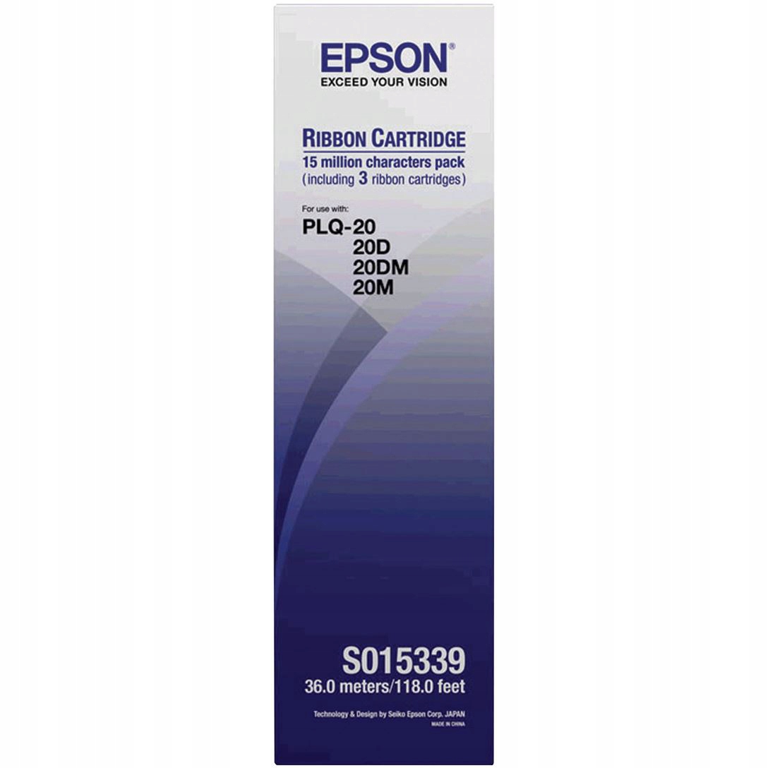 Epson S015339 barvící páska černá 3 kusy
