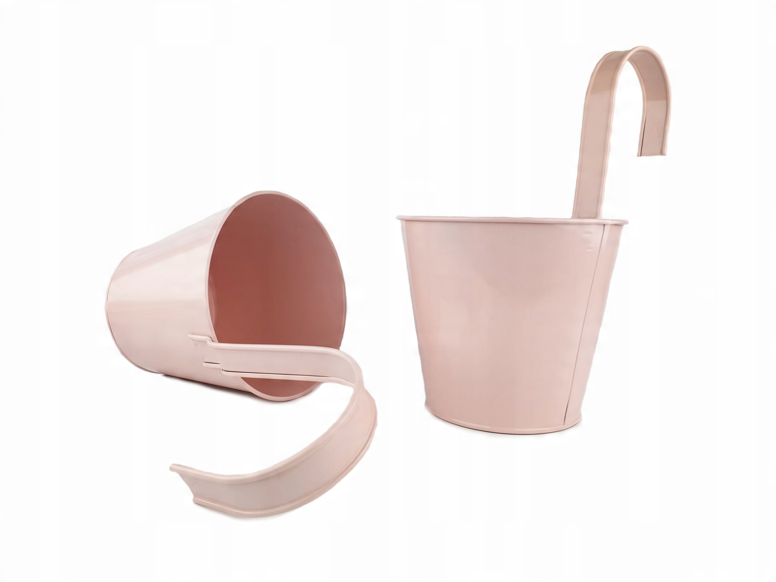 

duża Doniczka Balkonowa wisząca różowa 16 cm