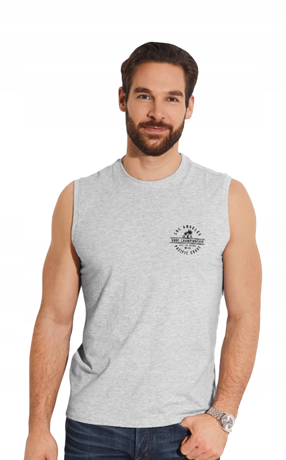 

Koszulka Tshirt Bluzka podkoszulka Szara *XXL