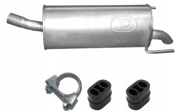 Tłumik końcowy 17.14 OPEL ASTRA H + ZESTAW MONTAŻOWY