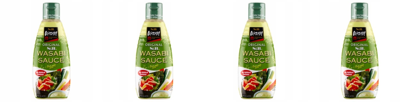 Levně 4x 170g S&b omáčka wasabi