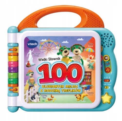 Wielki słownik ulubionych miejsc z Rodziną Treflików wiek od 1,5 do 4 lat