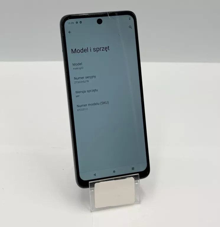 Смартфон Motorola Moto G22 4 ГБ / 64 ГБ 4G (LTE) черный