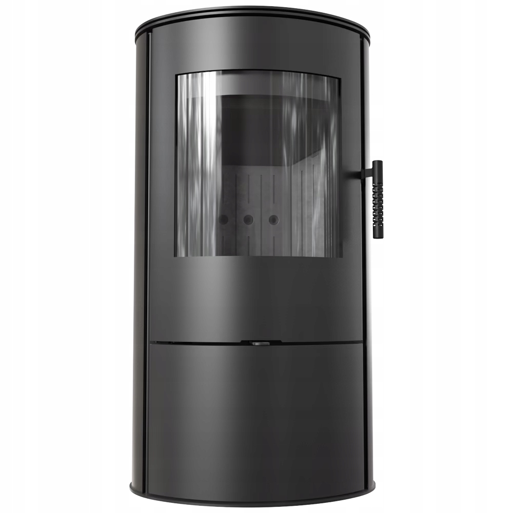 Kamna Stojící Ocelová Kamna Rollo 8 kW Černá 4 Bonus