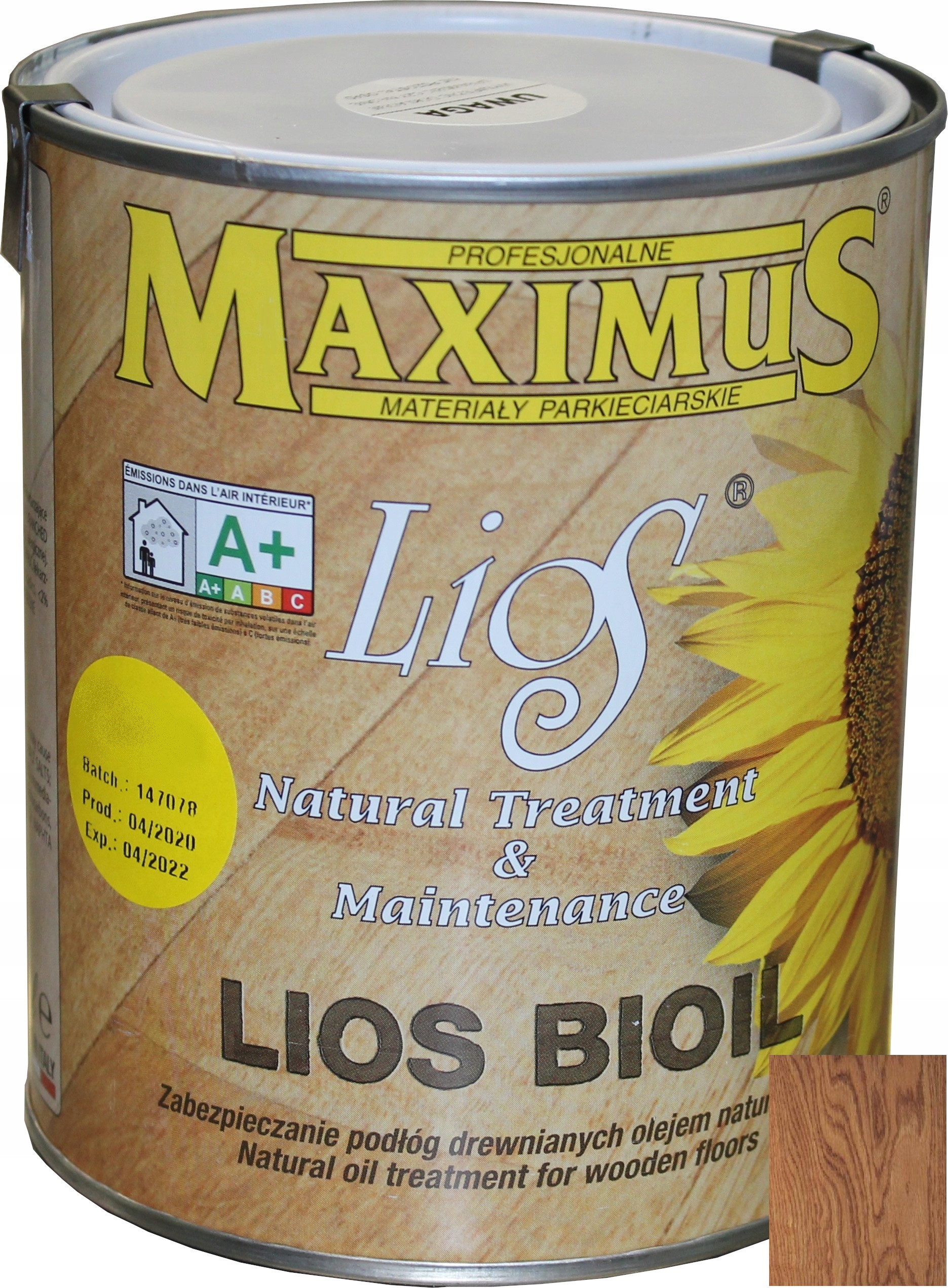 Maximus Lios Bioil Larice 1L – olej na podlahy