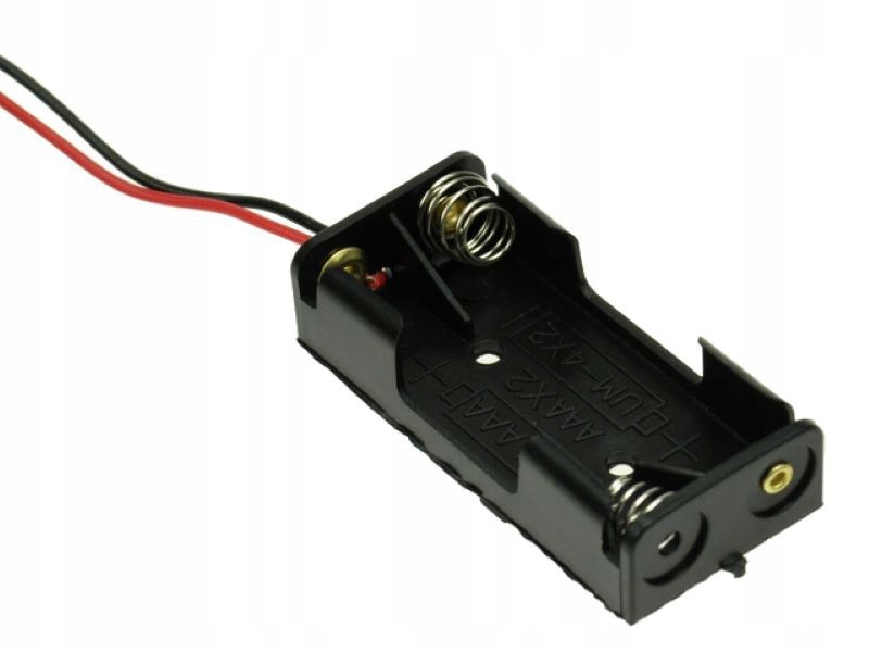 KOSZYK NA BATERIE 2xR3 AAA Z PRZEWODEM POJEMNIK