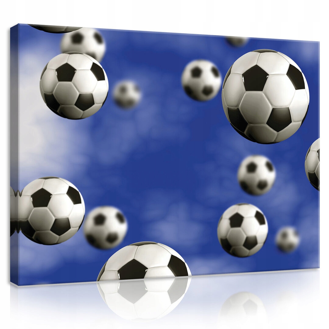 Obraz 100x75 Fotbal míč let pohyb obloha hra sport dynamika energie