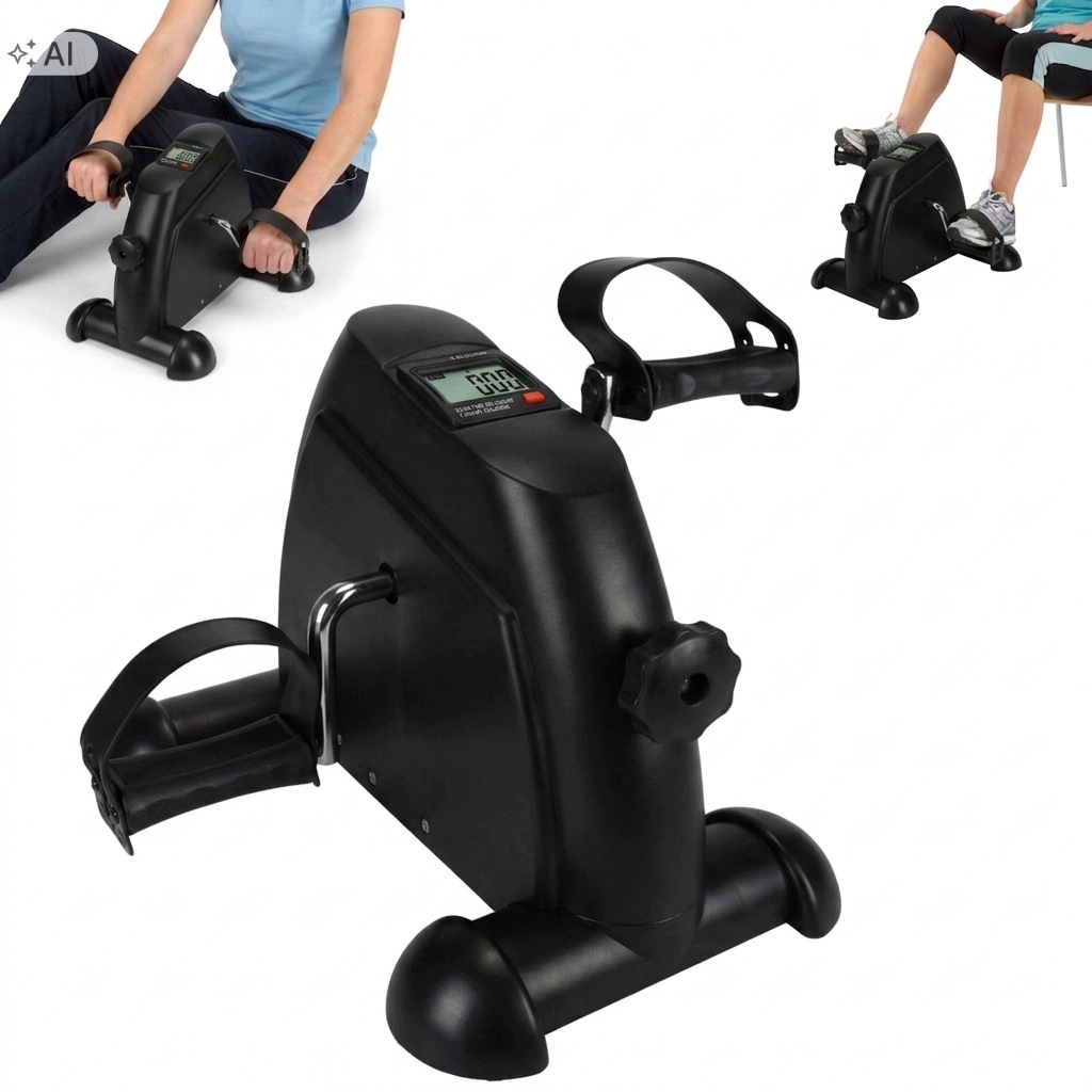 Rowerek Rehabilitacyjny Kompaktowy Treningowy Rotor Do Ćwiczeń Nóg Rąk LCD