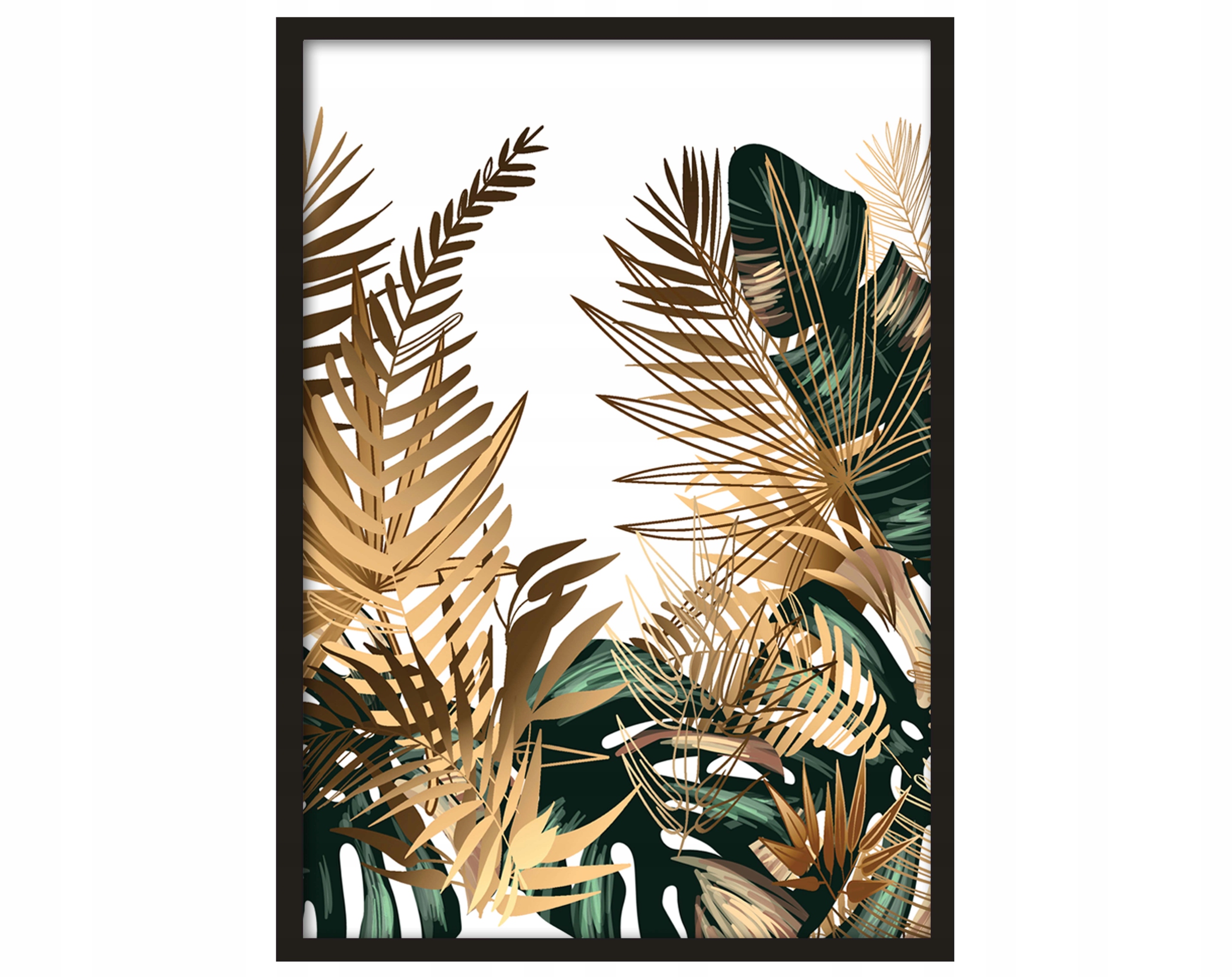 

Obraz W Ramie Plakat Złote Liście Botanika 40x50cm