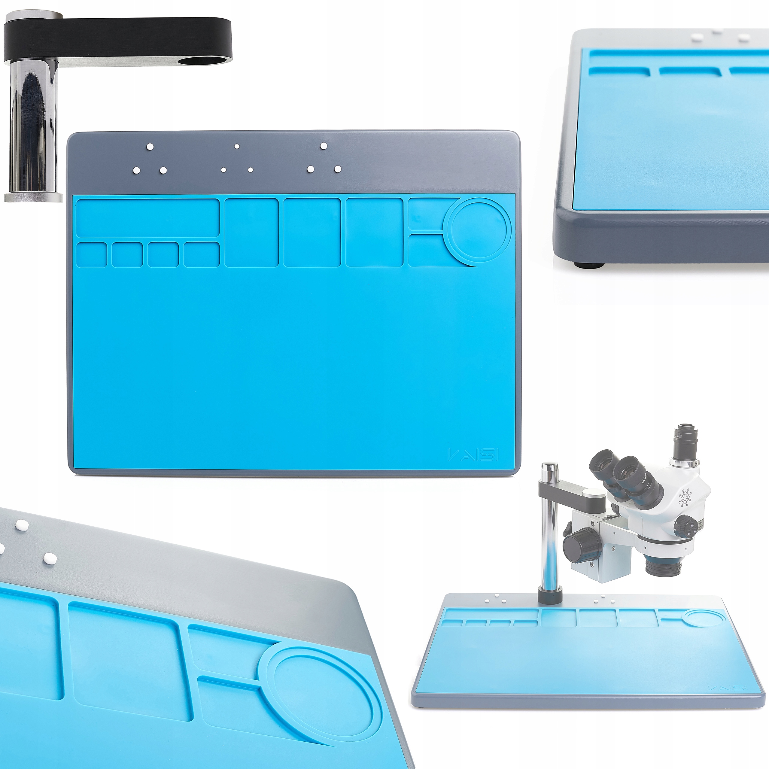 Základna Pro Mikroskop Silikonová Podložka S Otočným Držákem O 360 Stupňů Techrebal