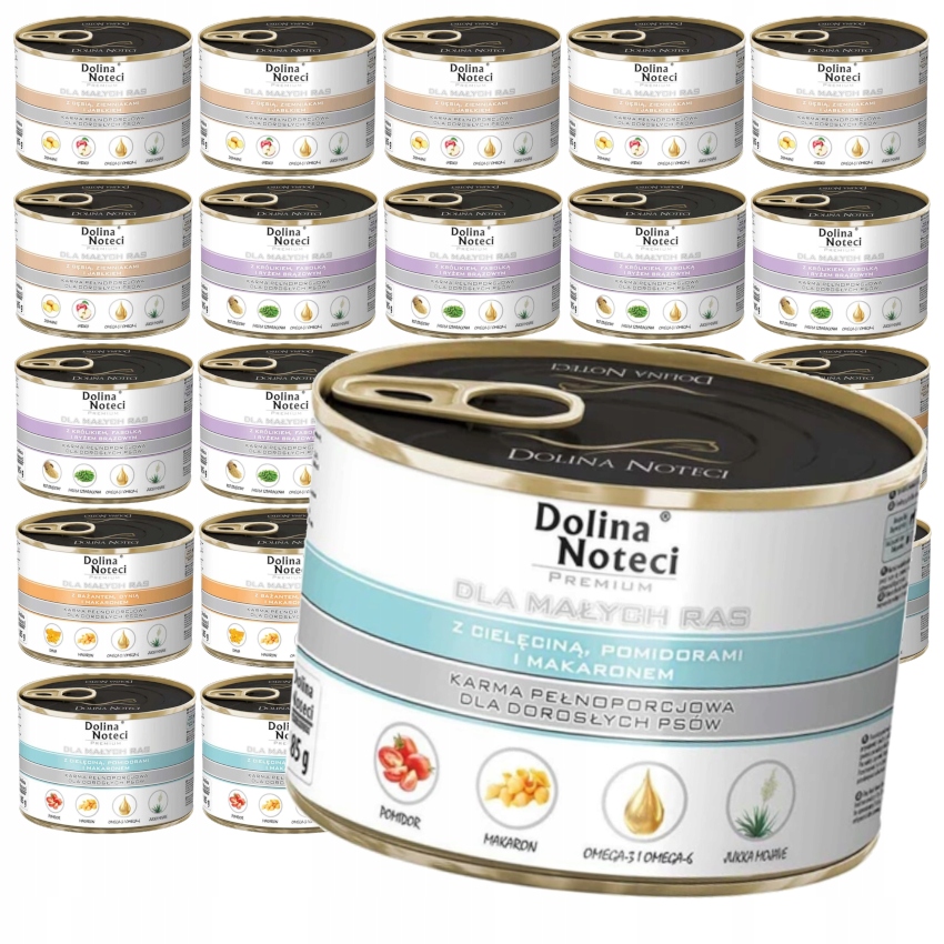 Dolina Noteci Premium 24x185g Mokra Karma Dla Psów Małych Ras Mix Smaków