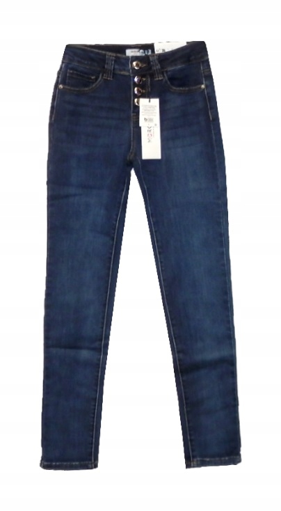 Dámské Džínové Kalhoty Morgan 232 Pommy Modré Slim Úzké Nohavice vel. 40