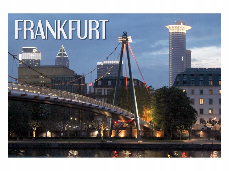 

Frankfurt Most nad Menem Magnes na lodówkę
