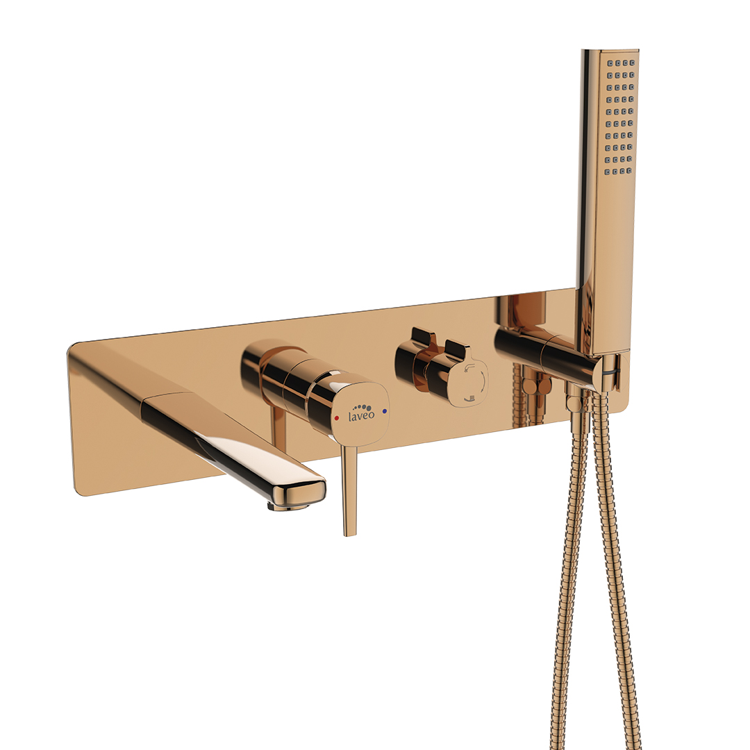 Pola – podomietková vaňová batéria s sprchovou súpravou