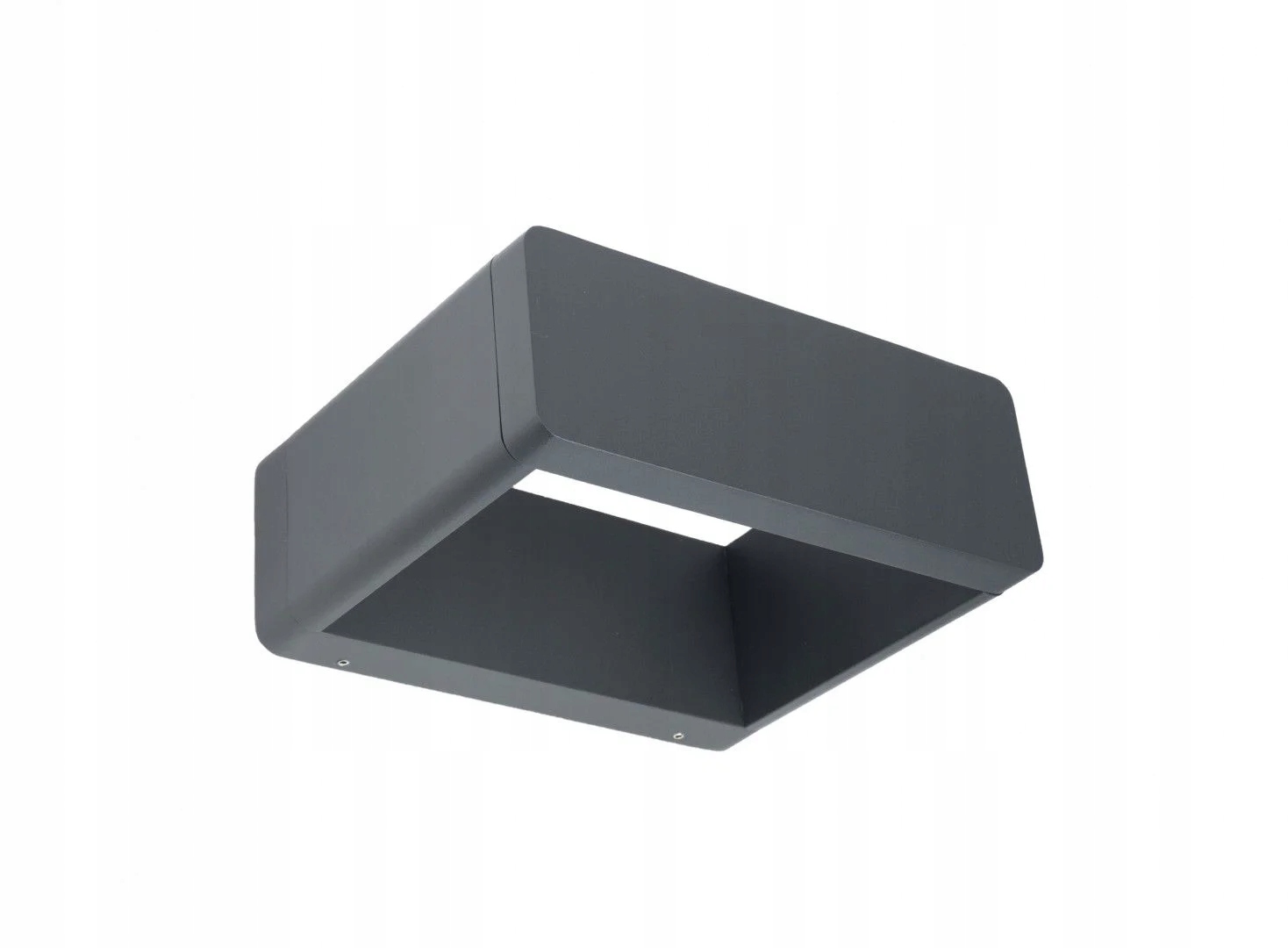 Moderní Led nástěnné svítidlo čtvercové tmavě šedé 4000K IP65 Su-ma