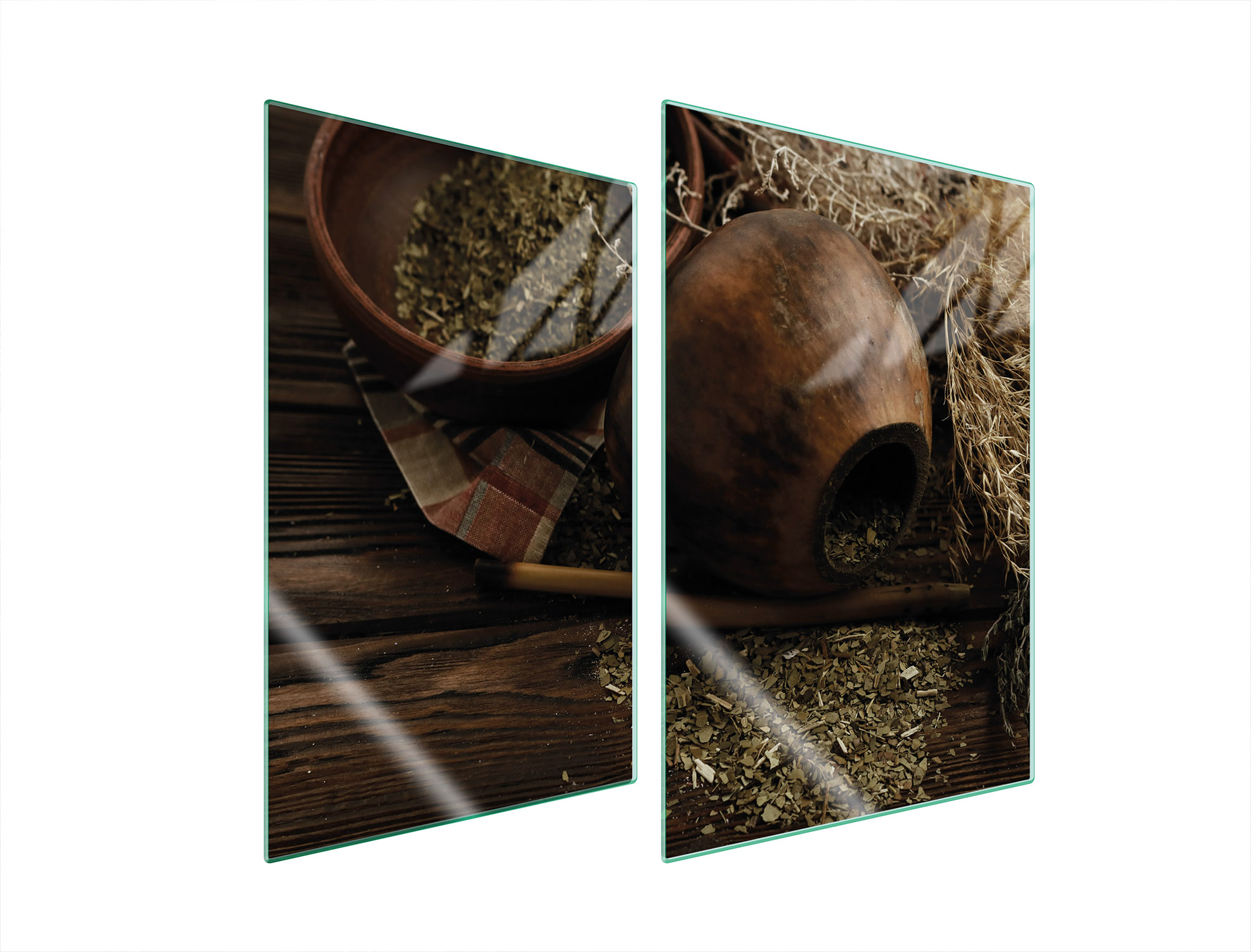 Ochranná Skleněná Deska Do Kuchyně 2x35x52 Yerba Tvrzené Sklo