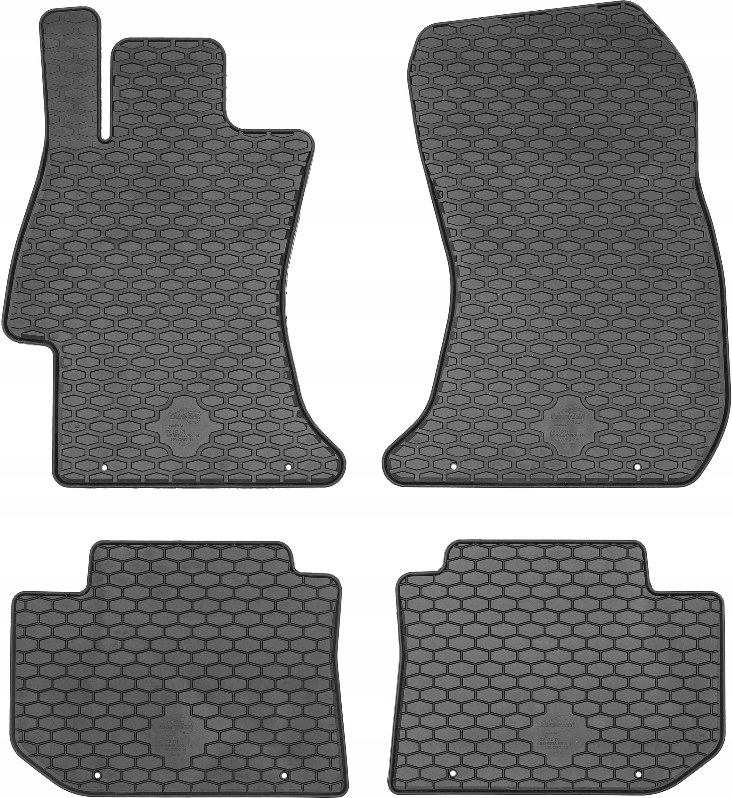 Коврики Max-Коврик резиновые 221954 4 el.