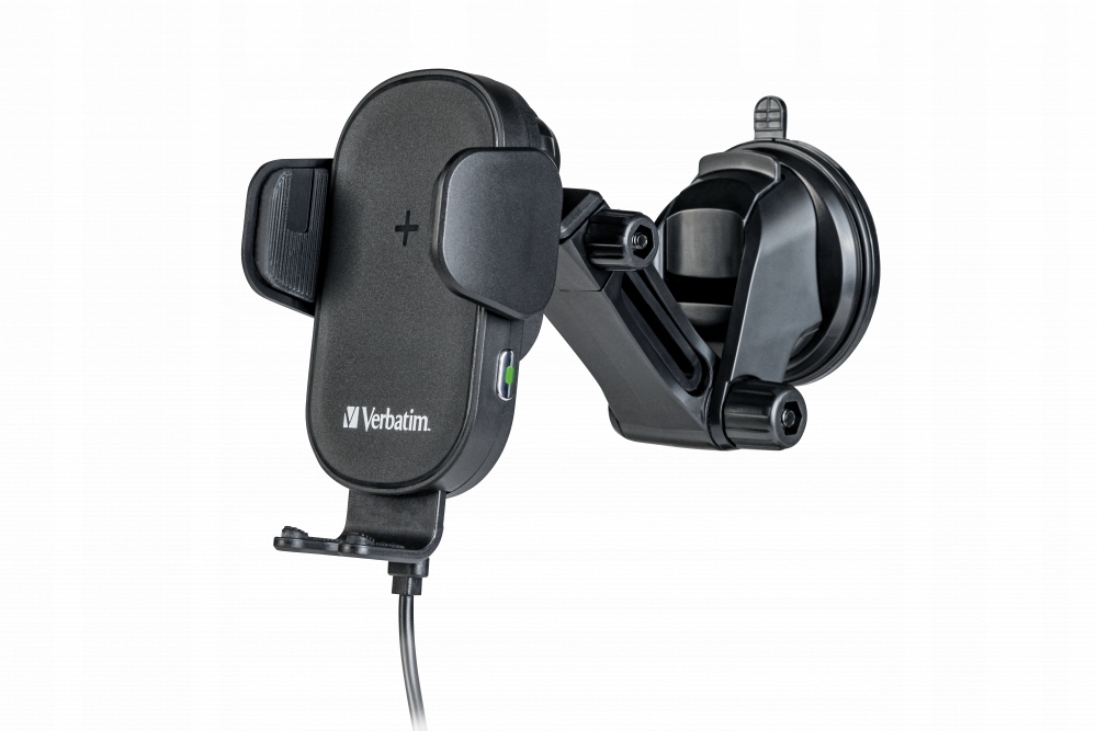 Uchwyt samochodowy Verbatim FWC-01 Qi grawitacyjny z ładowarką indukcyjną