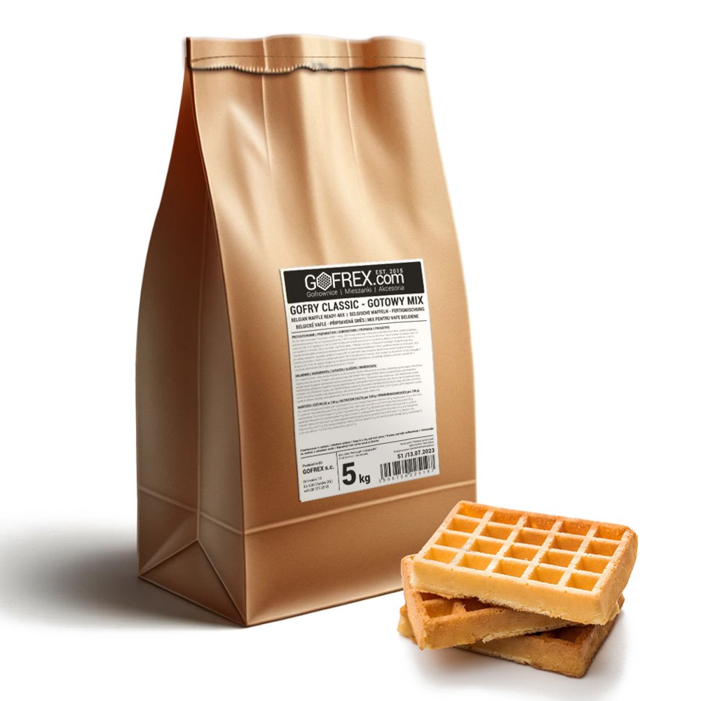 Levně Hotové těsto na piškotové vafle Classic 5 kg