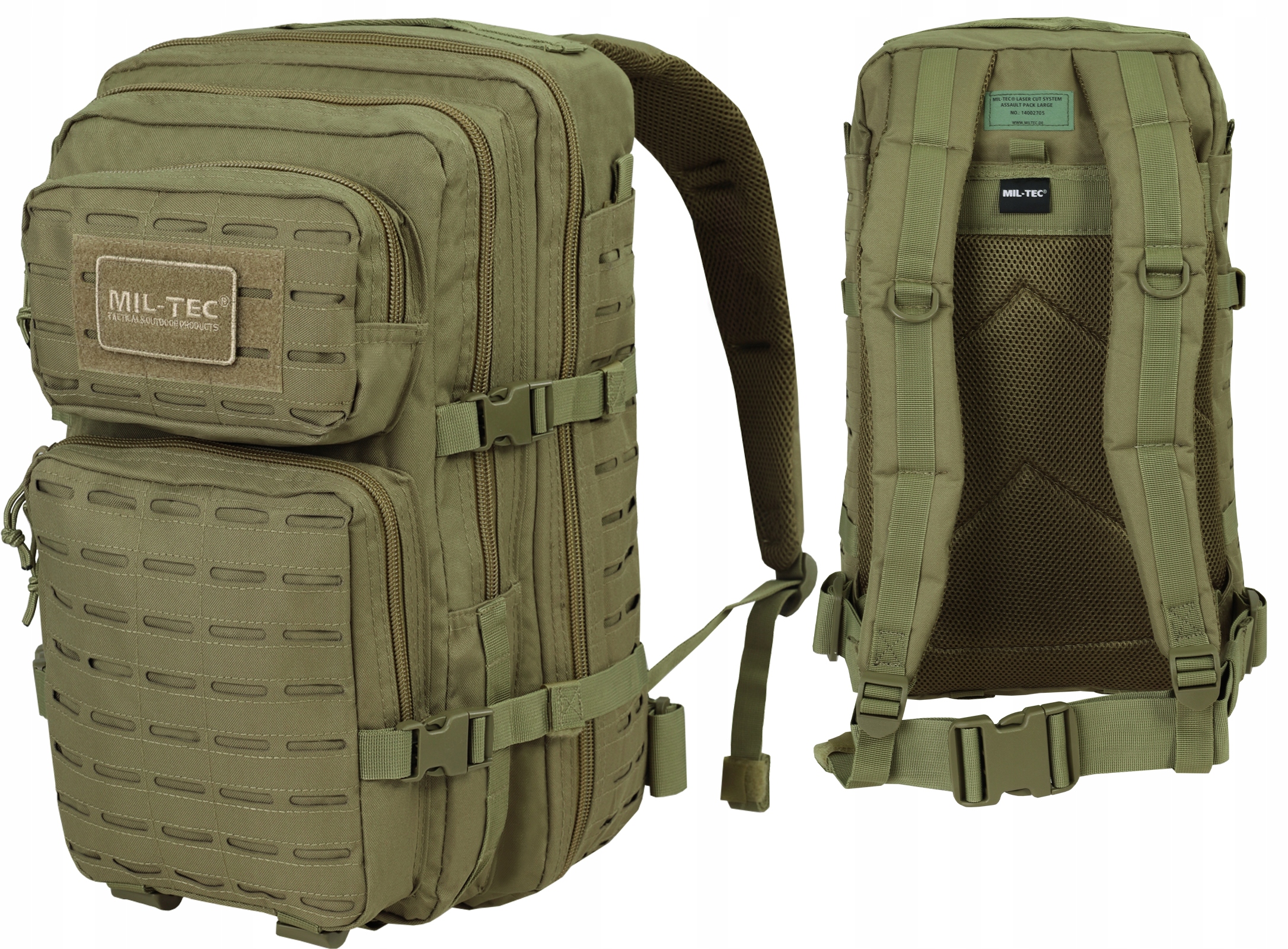 

Plecak Wojskowy Assault Laser Mil-tec 36L Coyote