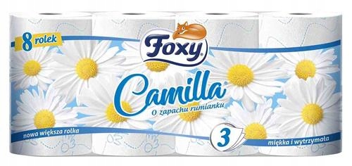 

Papier Toaletowy Foxy Camilla 8 szt 3-WARSTWOWY