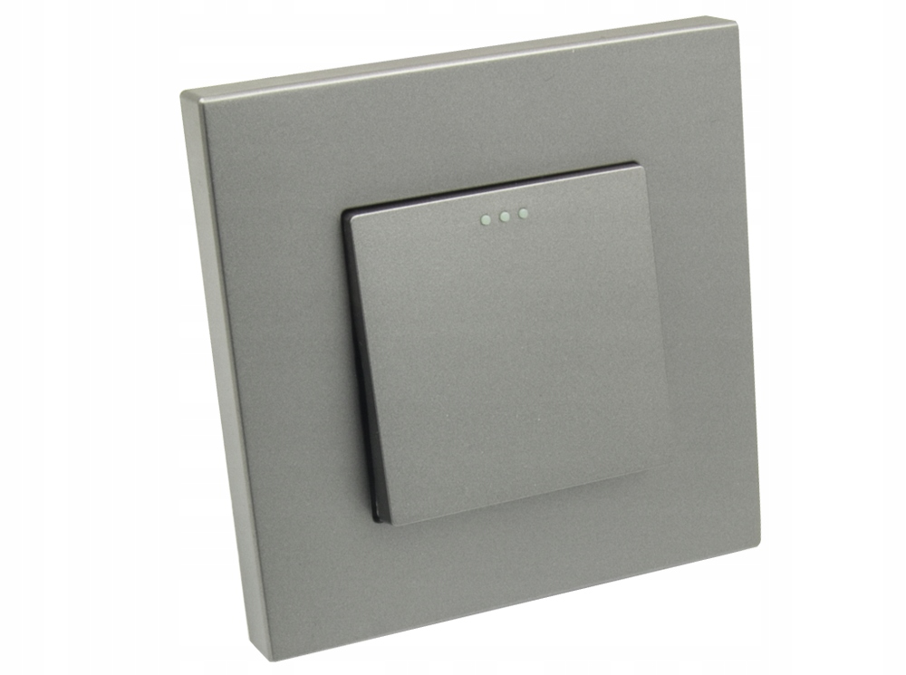 

Włącznik Łącznik Światła Pojedynczy Szary Deluxe