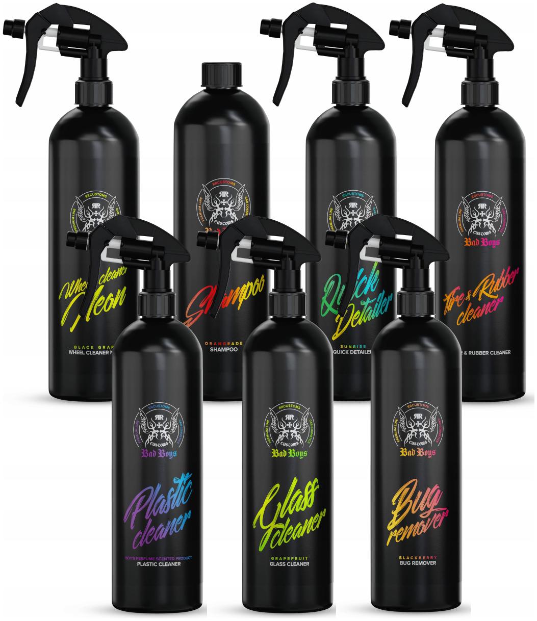 RR Customs RRC Bad Boys Mega Zestaw Kosmetyków Do Auta Detailing Prezent