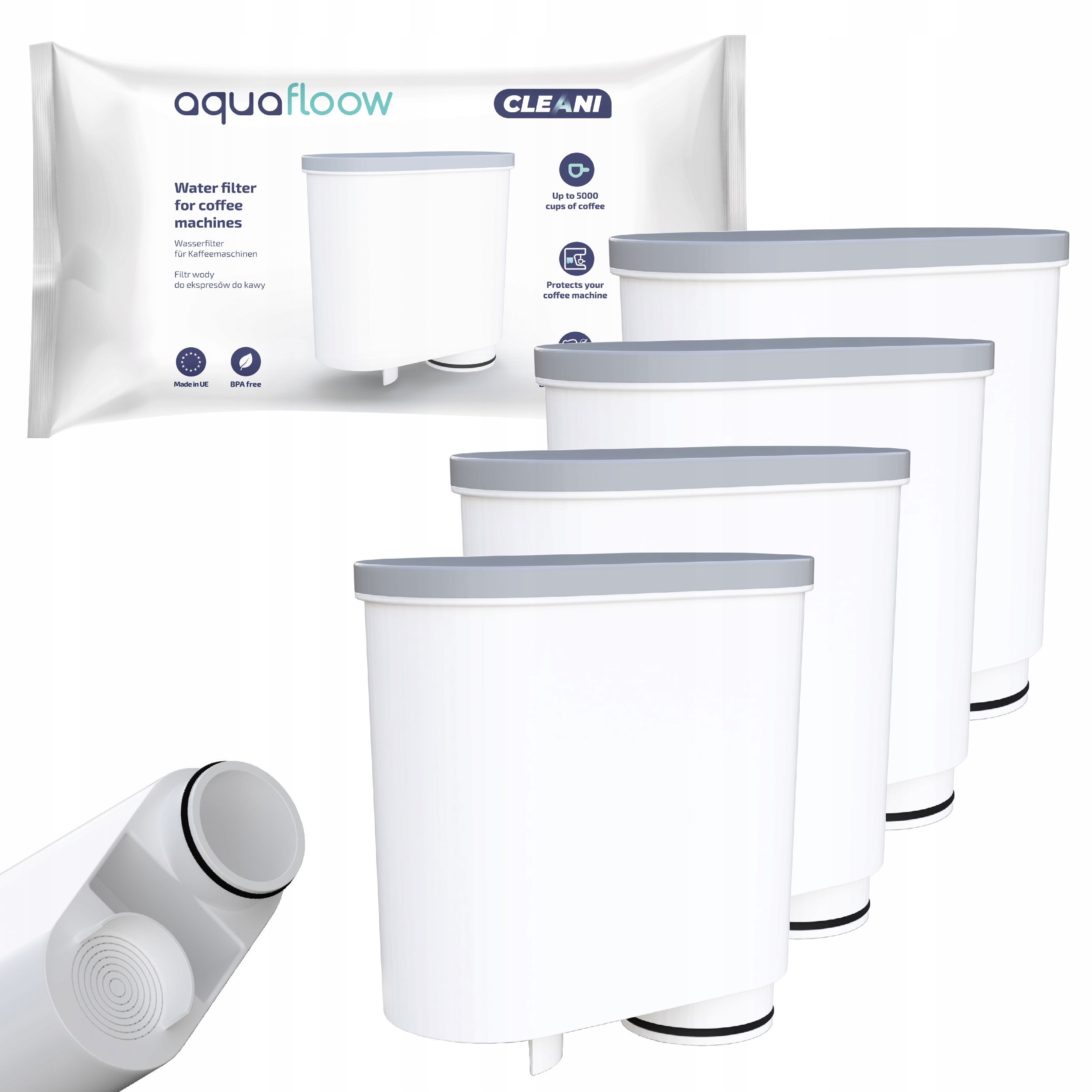 

4x Filtr Wody Do Ekspresu Philips LatteGo Latte Go