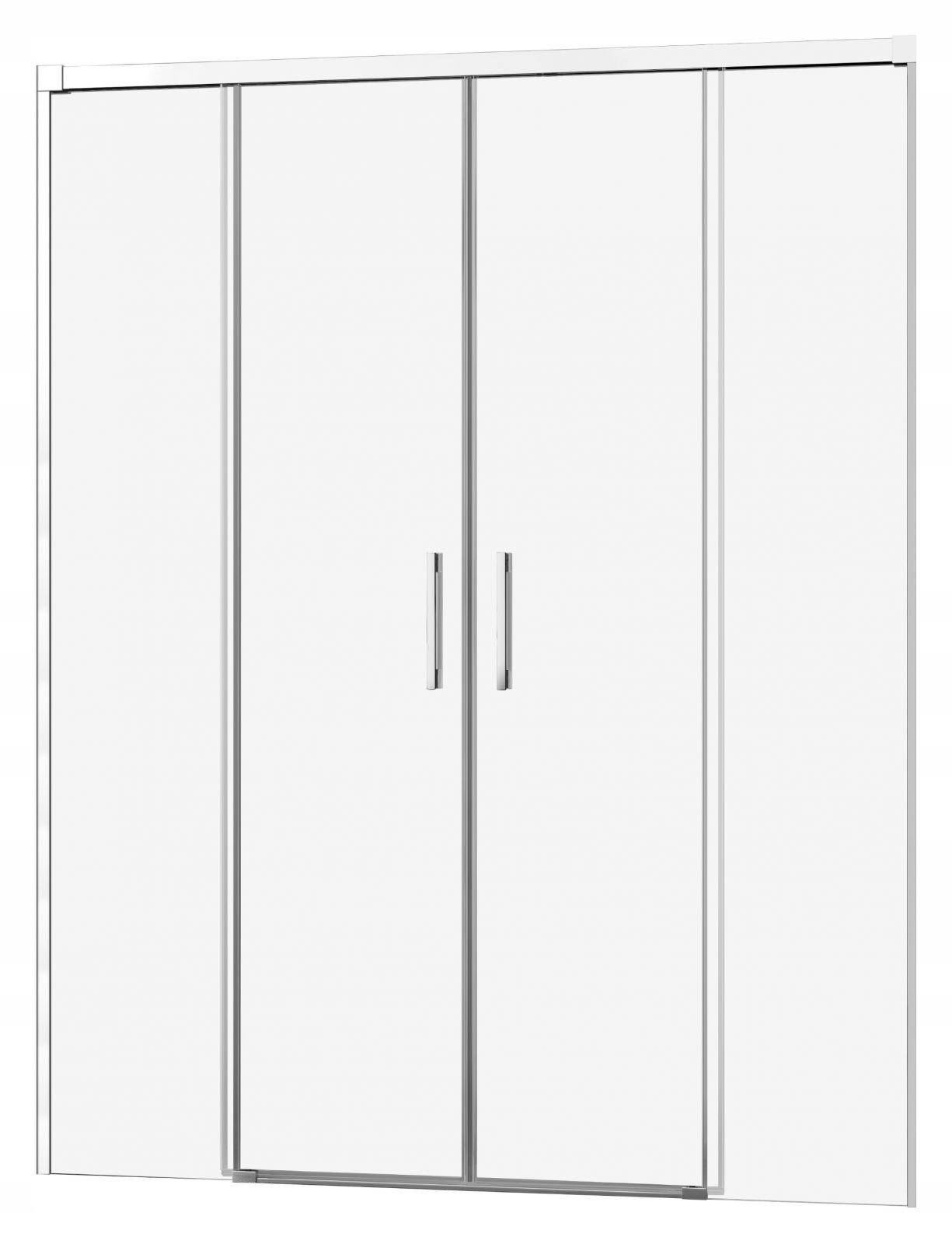 Drzwi prysznicowe RADAWAY Idea DWD 160 grafitowe Wysokość produktu 200.5 cm