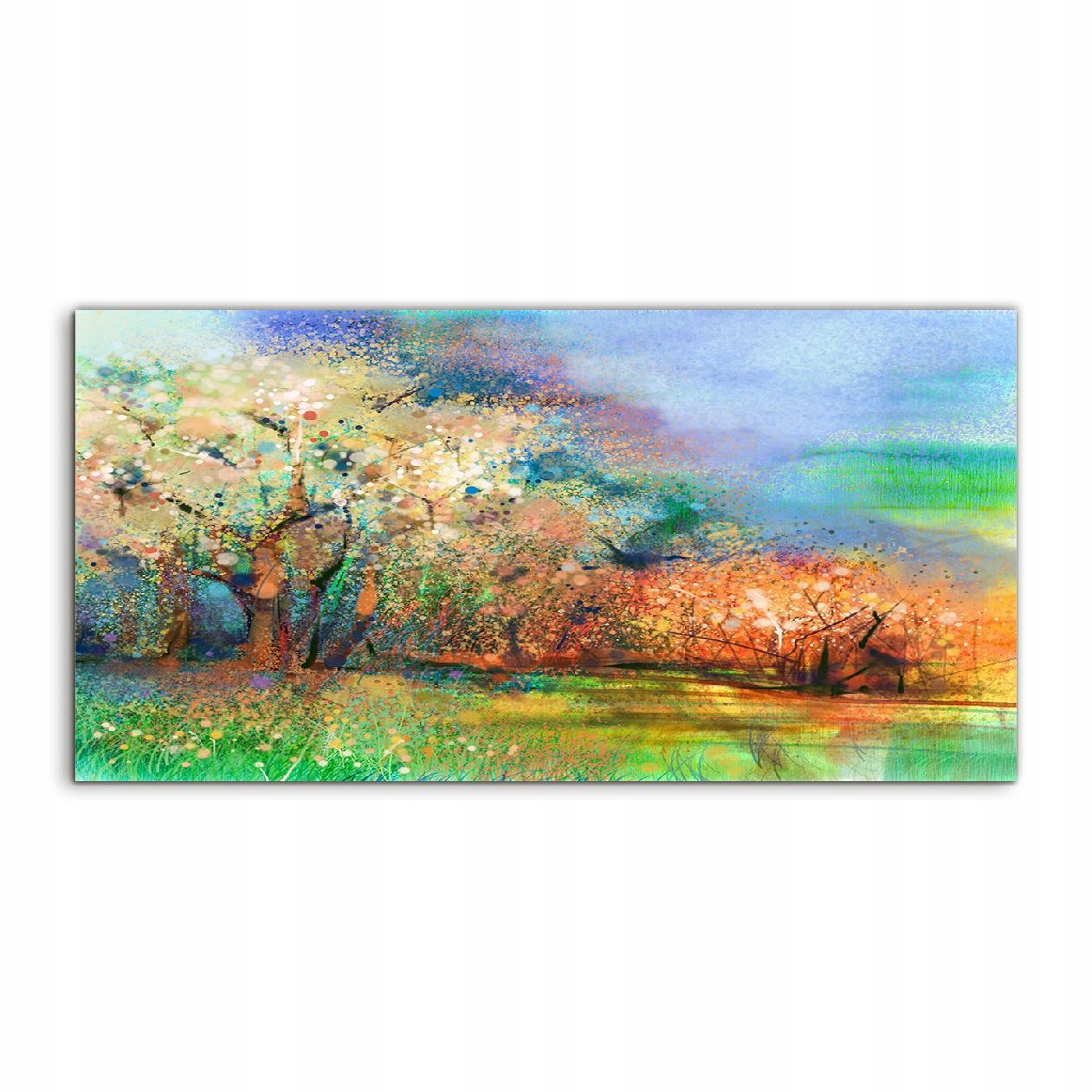 Akrylový obraz 140x70 na stenu Abstrakcia Krajina