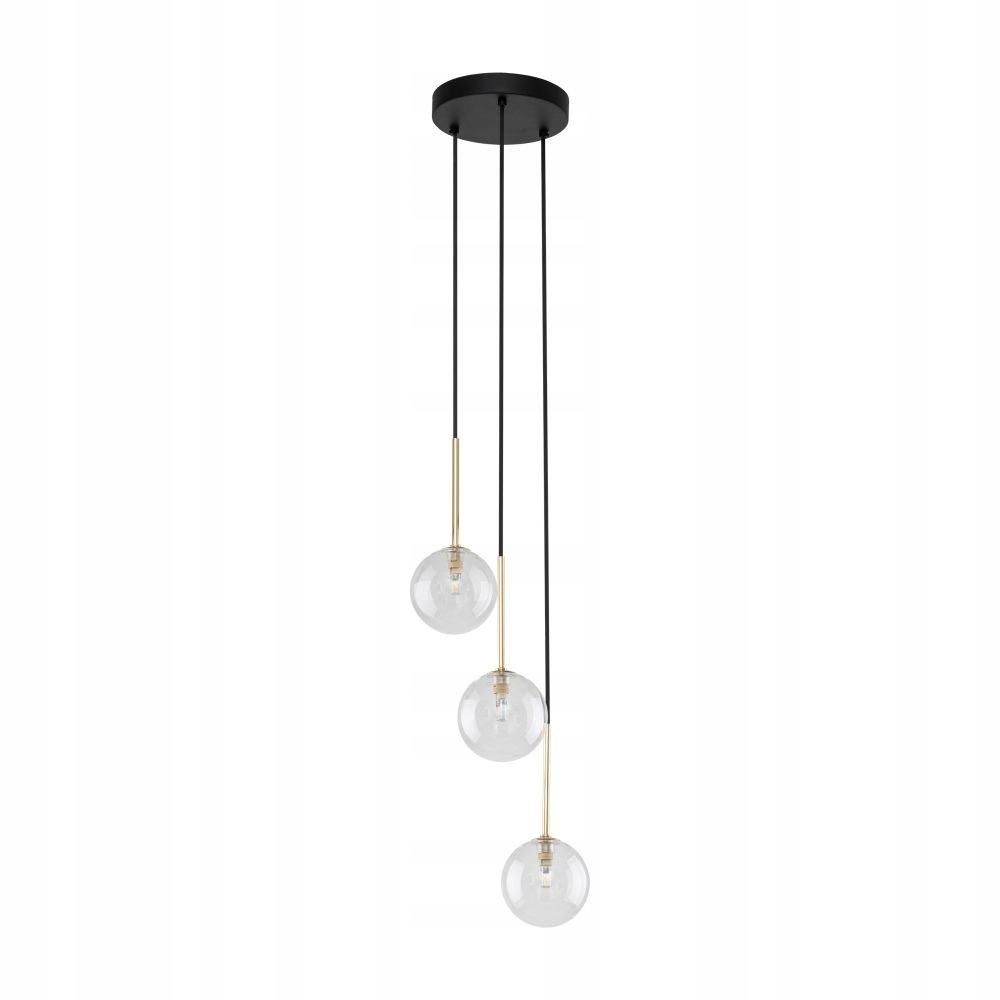 Závesná lampa Nilos 5942 čierno-zlatá Tk Lighting