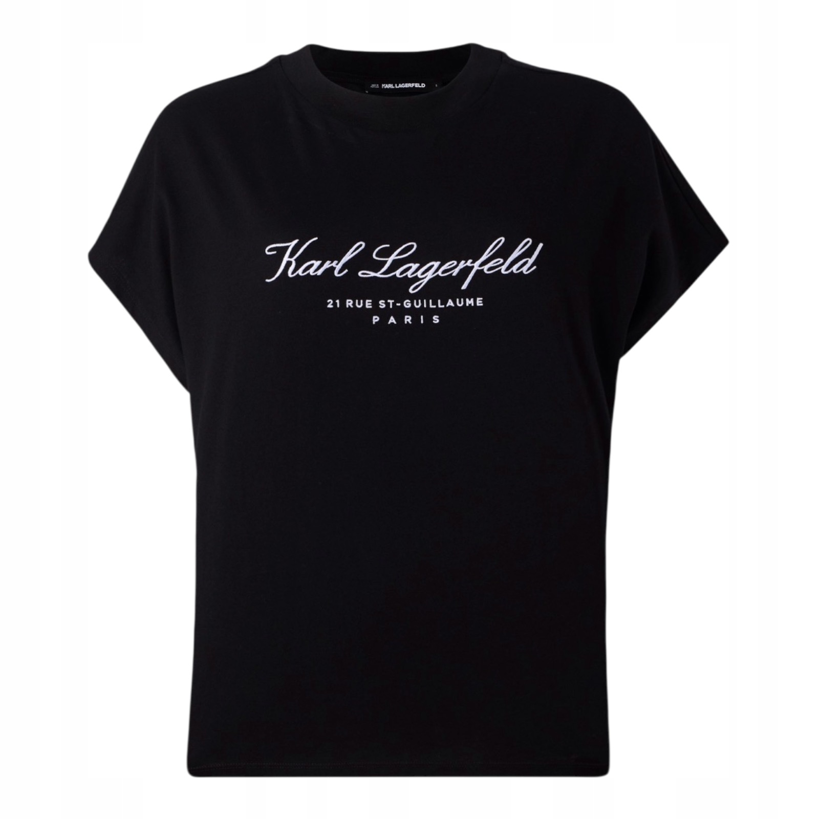 Dámské tričko Karl Lagerfeld A2W17129 Černá velikost M