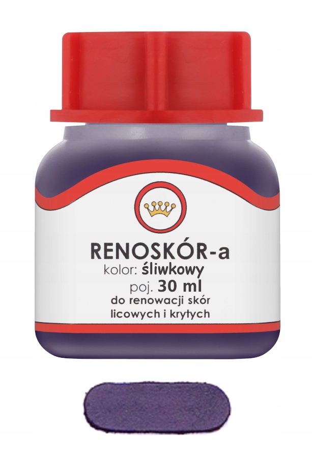 

Renoskór Farba Lakier Do Skóry Śliwkowy