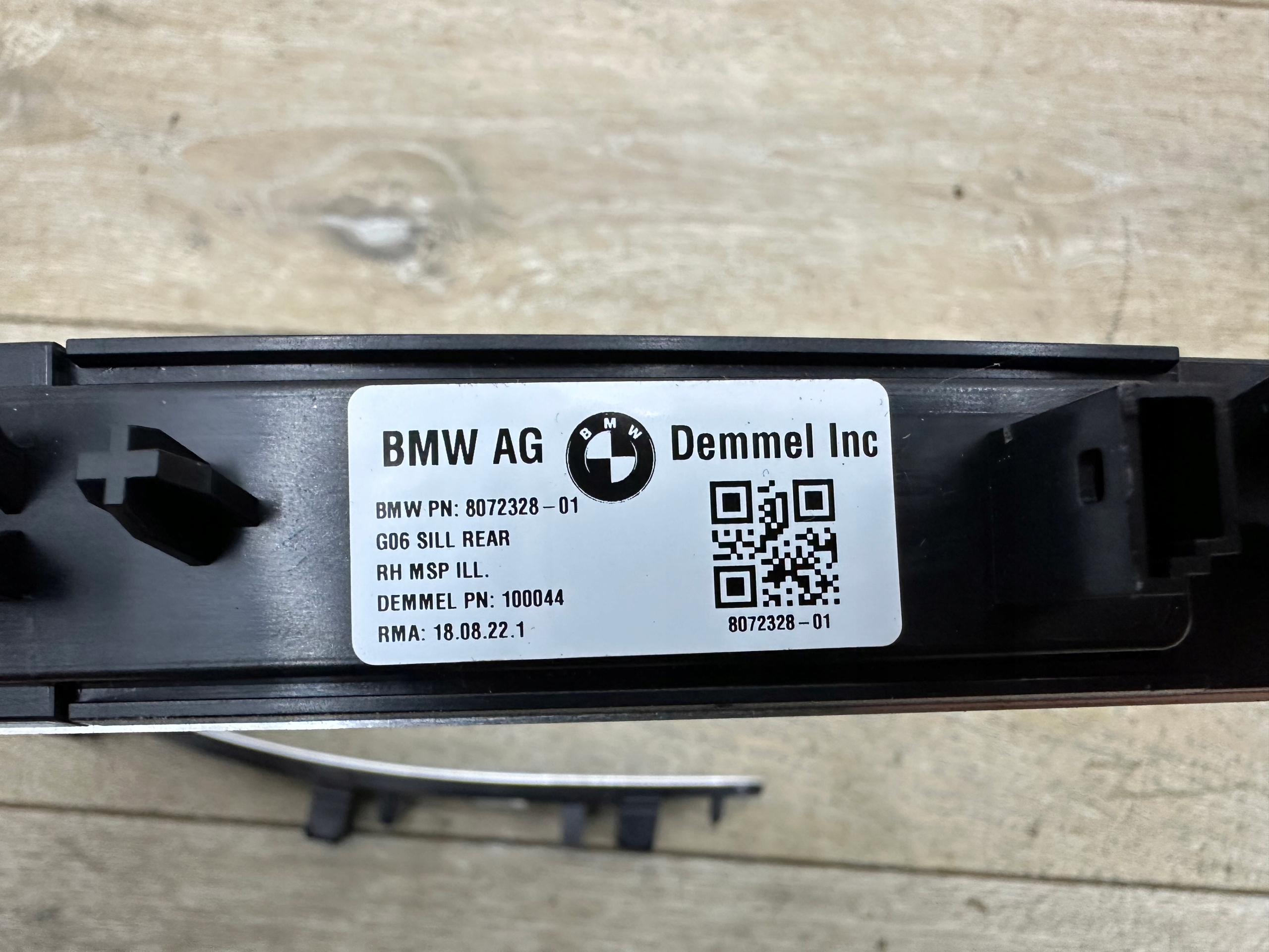 BMW G06 moulding cap threshold M PAK LED 8072328