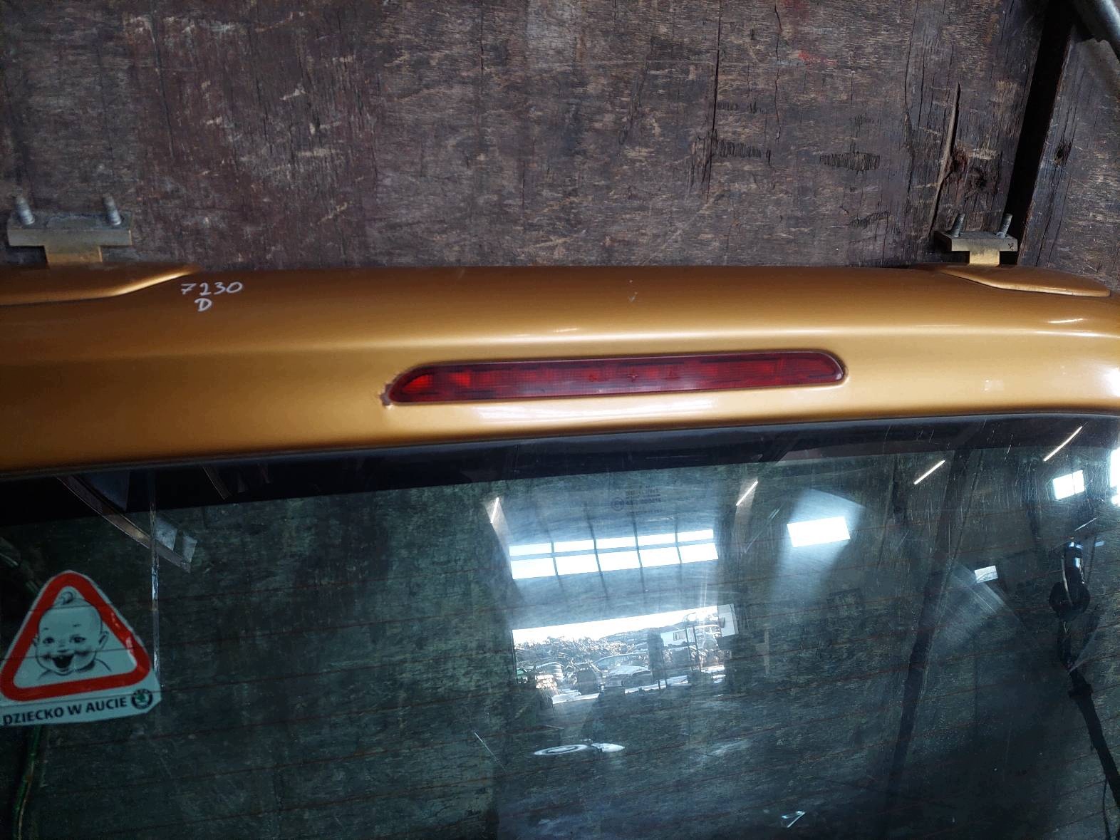 trunk door boot + lights CITROEN BERLINGO and