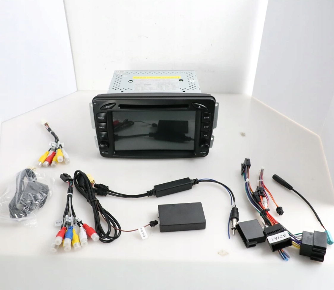 RADIO ANDROID Mercedes Benz CLK W209 W203 W208 4CO Komunikacja GPS Bluetooth Wi-Fi