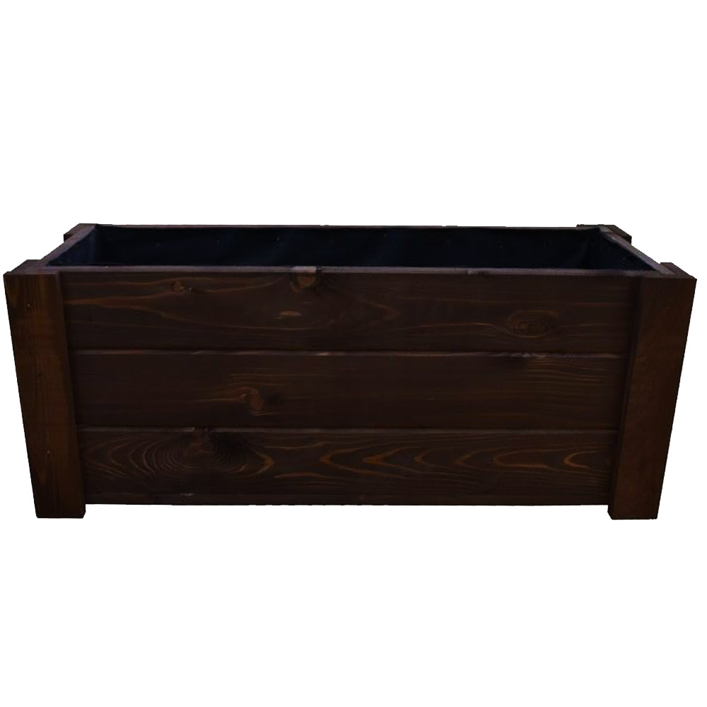 DREWNIANA DONICA SKRZYNKA DONICZKA NA KWIATY 80CM Marka inna