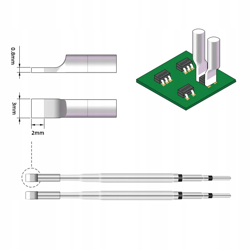 Hrot, hrot pro odpáječku páječku HT140 Sequre HT140-3.0FS (3 mm)