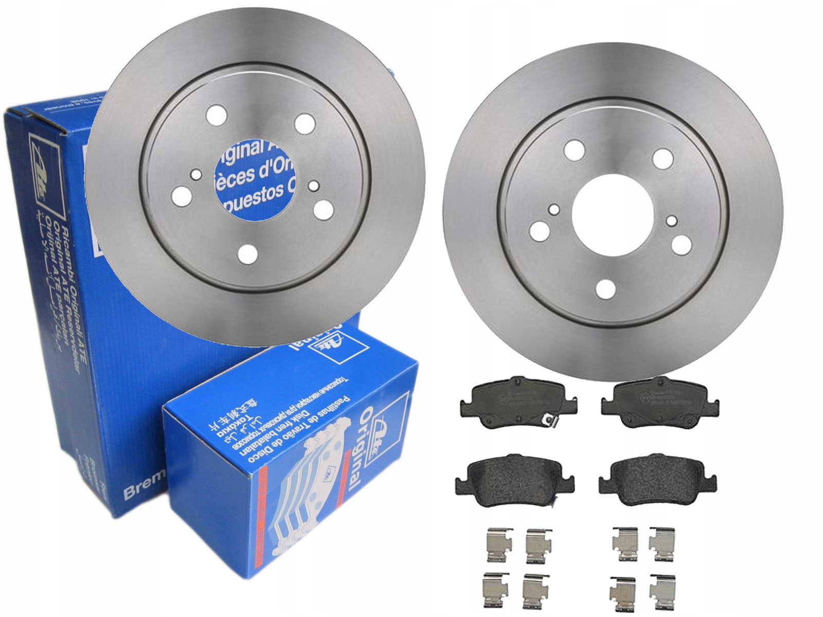 Диски колодки ATE задня YOYOTA AURIS E15 270mm