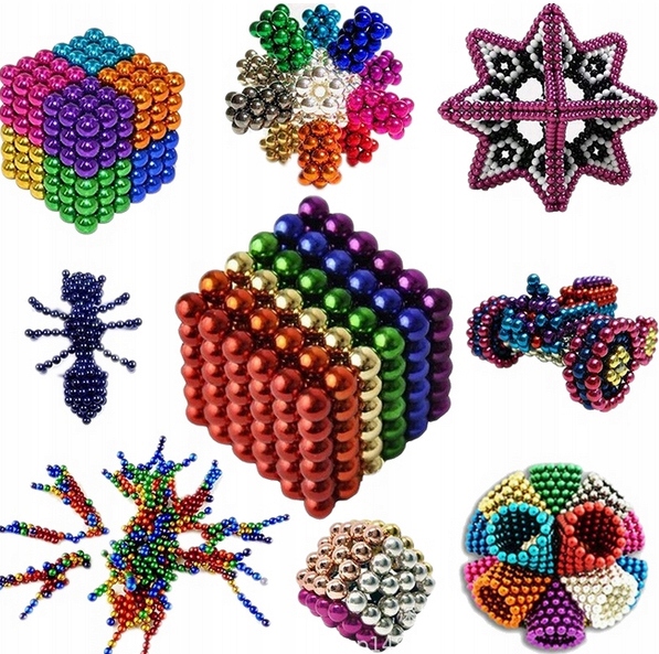 NEOCUBE KULKI MAGNETYCZNE 216 3MM TĘCZOWE DZIECI KLOCKI KOLOROWE PREZENT Wiek dziecka 10 lat +