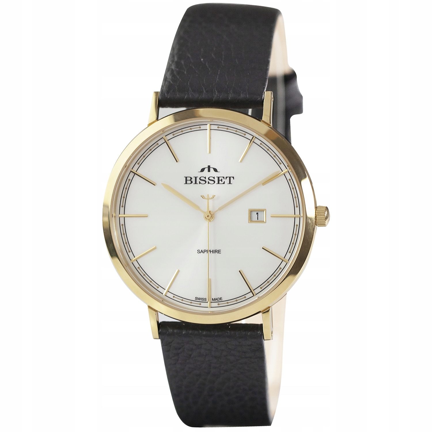 Pánské Hodinky Bisset BIS131 černý řemínek