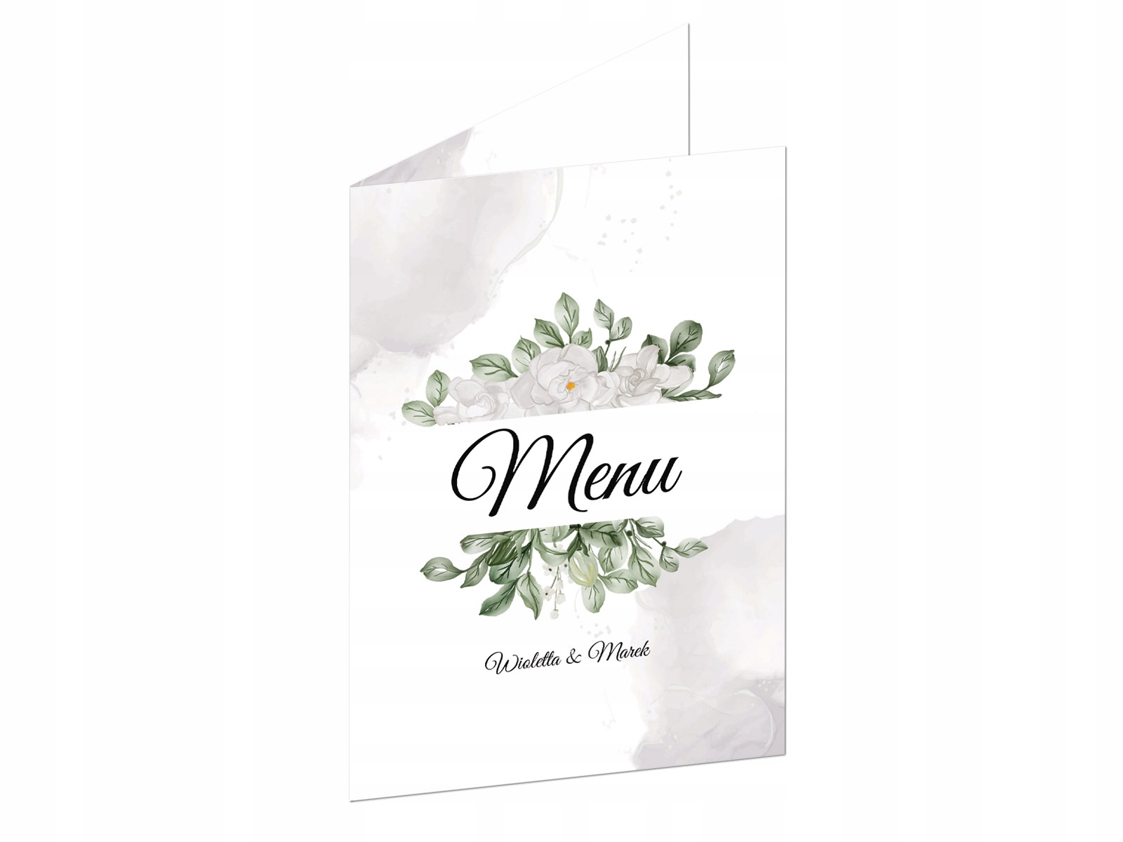 Menu weselne rozkładane 4szt