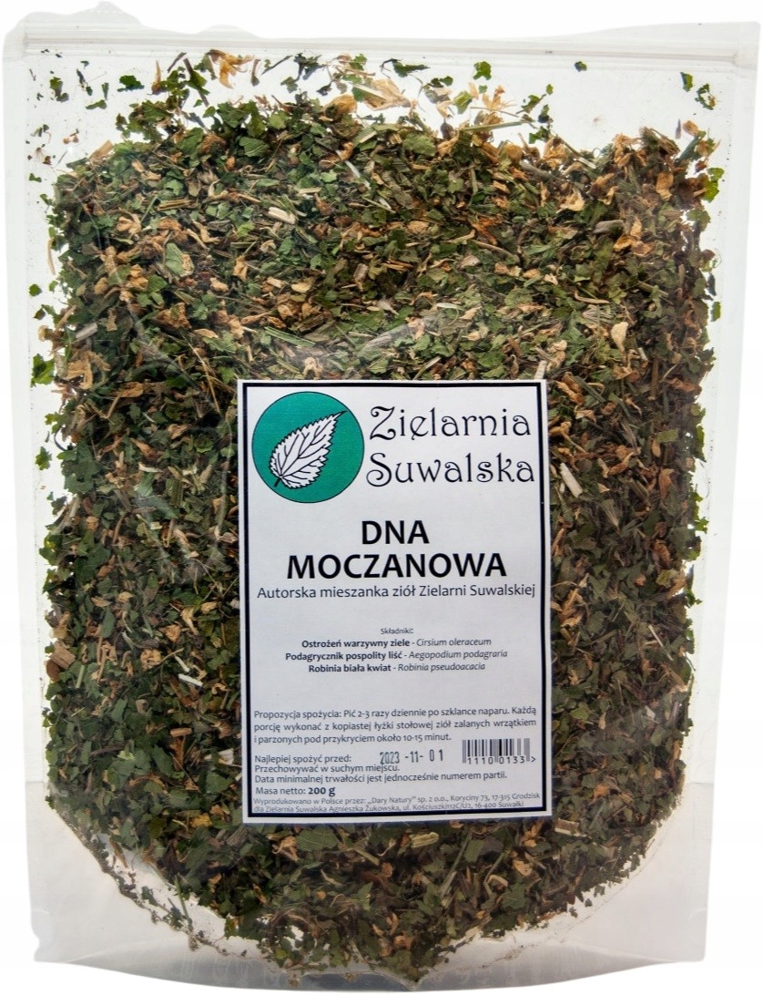 

Zioła Dna moczanowa 200g Zielarnia Suwalska