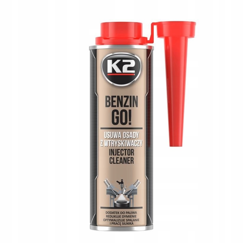 

K2 Benzin Go! 250ML. T322 Dodatek Do Paliwa, Usuwa