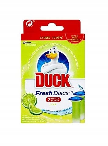 

Duck Fresh Discs Żelowy krążek Wc lime zapas 12x