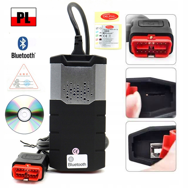 INTERFEJS DS150E CDP + PL PRO + V9 BT 2021 Kod producenta DS150E