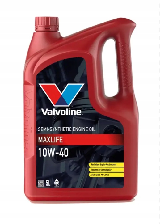 Olej Valvoline Maxlife 10W40 5L 872297 Zawieszka
