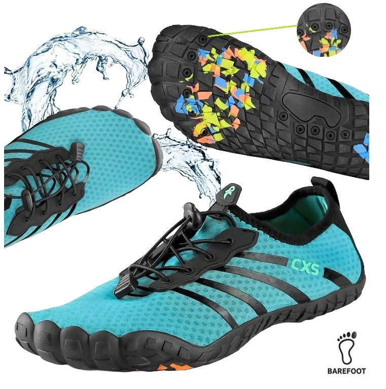 Buty Sandały do wody turystyczne Barefoot damskie sportowe Na Plażę