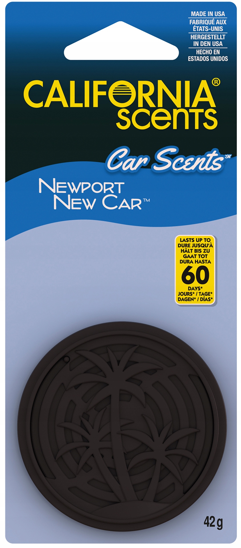 

California Car Scents Newport New Car Blister